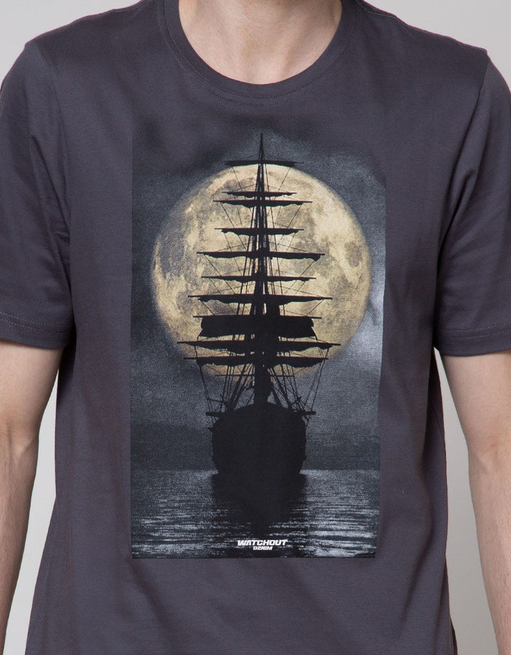 Watchout Jeans Ship Photoprint Kaos Pria