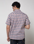 Watchout Jeans Short Sleeve Plaid Shirt