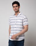 Watchout Jeans Stripe Bae Kemeja Pria