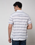Watchout Jeans Stripe Bae Kemeja Pria