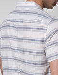 Watchout Jeans Stripe Bae Kemeja Pria