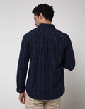Watchout Jeans Plaid Long Sleeve Shirt