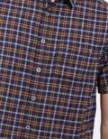 Watchout Jeans Short Sleeves Shirt Small Plaid