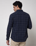 Watchout Jeans Kemeja Lengan Panjang Pria