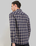 Watchout Jeans Long Sleeves Shirt Plaid Motif