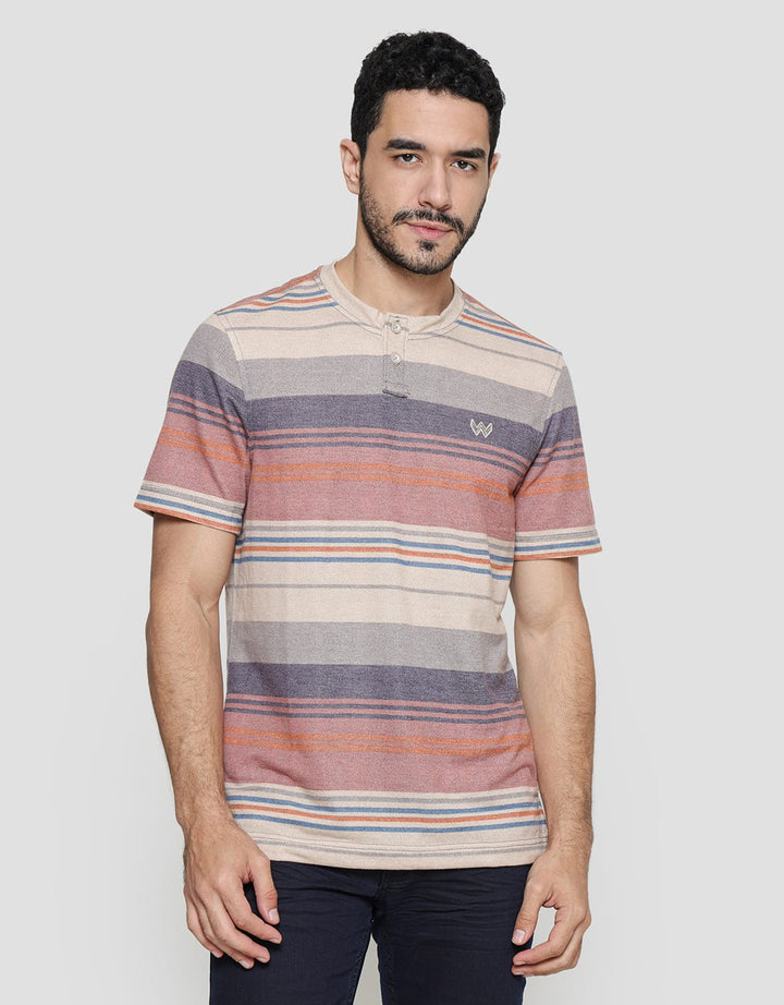Watchout Casual Striped Casual Men's T-Shirt