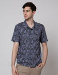 Watchout Casual Short Sleeves Shirt Basic Motif