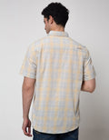 Watchout Casual Check Box Kemeja Pria