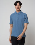 Watchout Casual Plain Classic Polo Shirt Pria