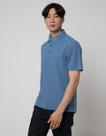Watchout Casual Plain Classic Polo Shirt Pria
