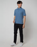 Watchout Casual Plain Classic Polo Shirt Pria