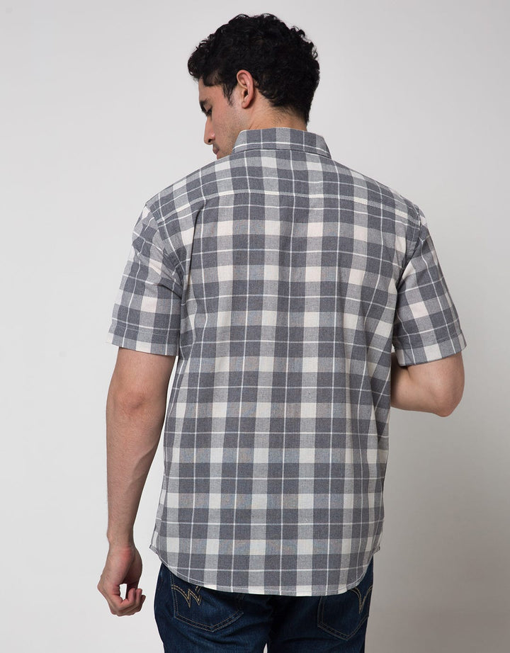 Watchout Casual Check Box Men's Shirt