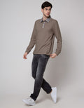 Watchout Casual Long Sleeves Polo Shirt