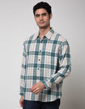 Watchout Casual Pocket Medium Plaid Print Shirt