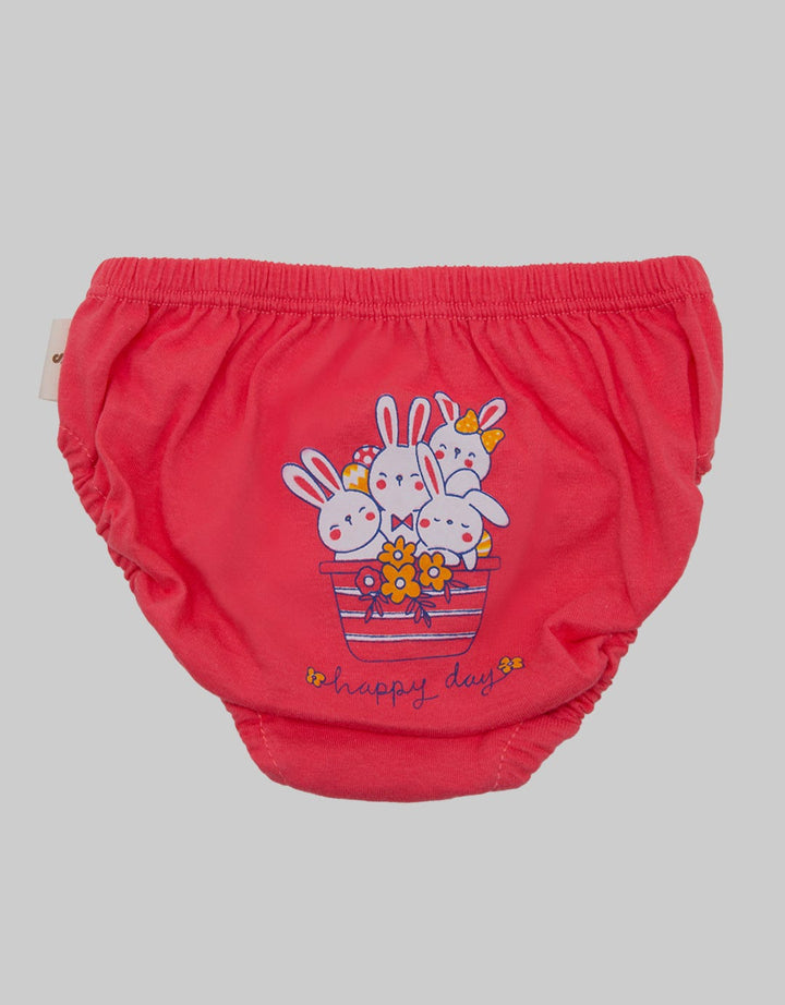 Kidz Too Brief Pack Of 3 Underwear Girls Bunny