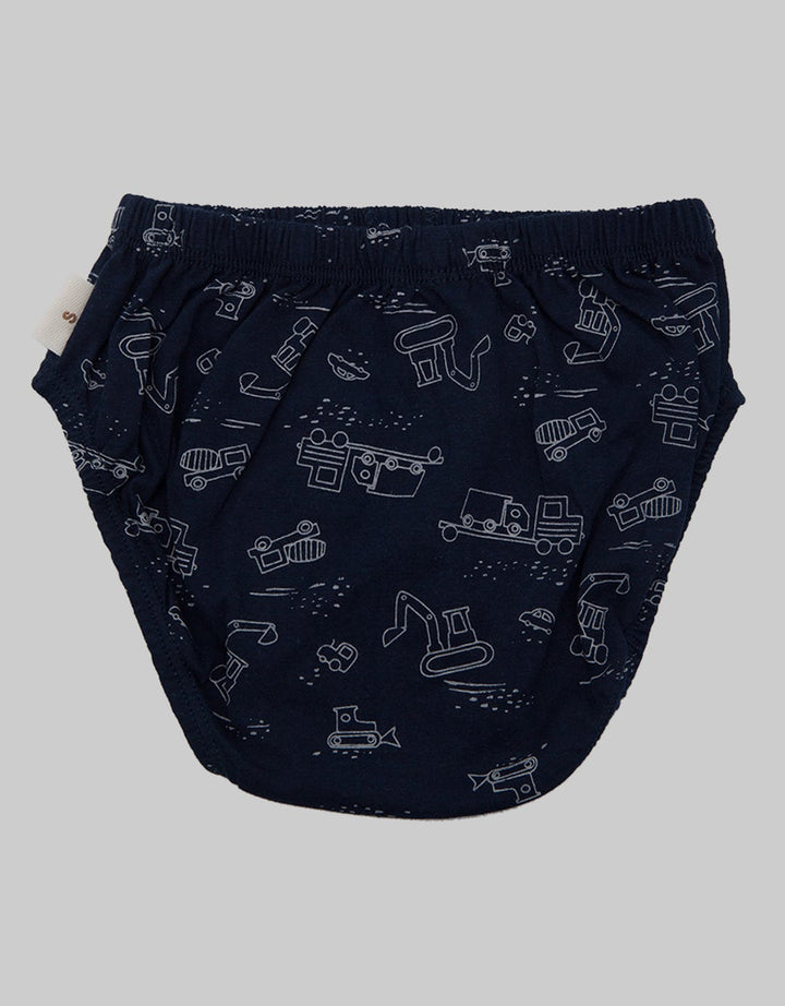 Kidz Too Brief Print Outline Tractor