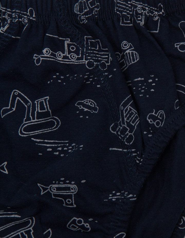 Kidz Too Brief Print Outline Tractor