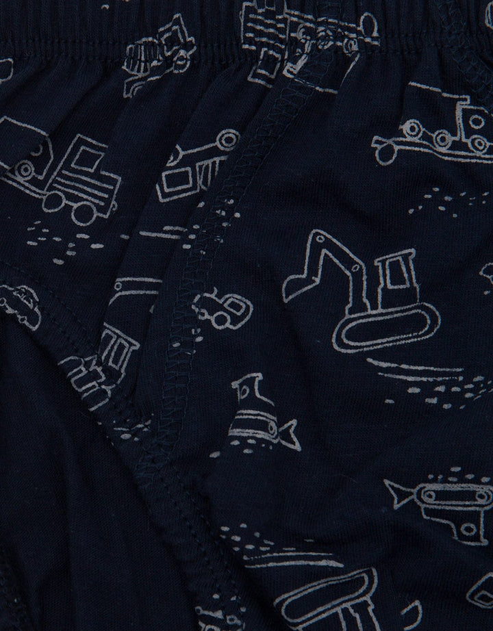Kidz Too Brief Print Outline Tractor