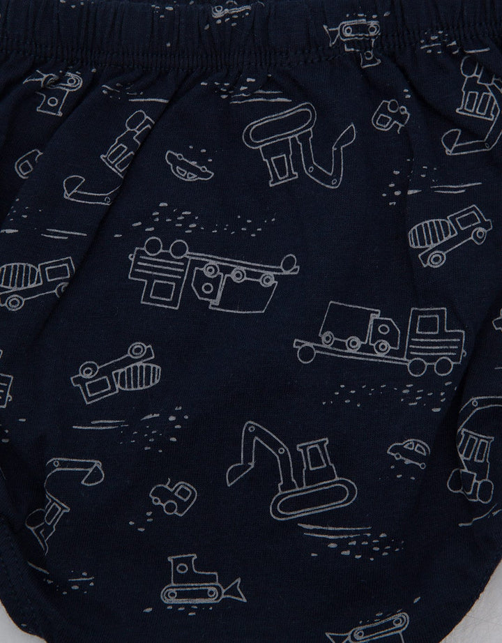 Kidz Too Brief Print Outline Tractor