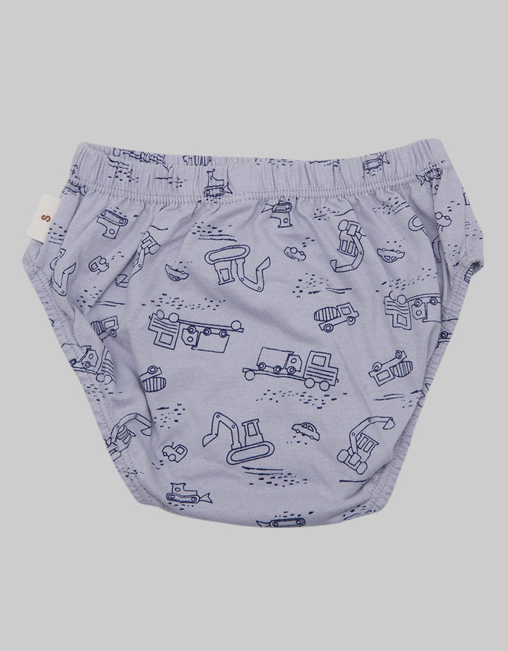 Kidz Too Brief Print Outline Tractor Cdoltr2