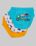 Kidz Too Brief Pack 3 Underwear Car Boys