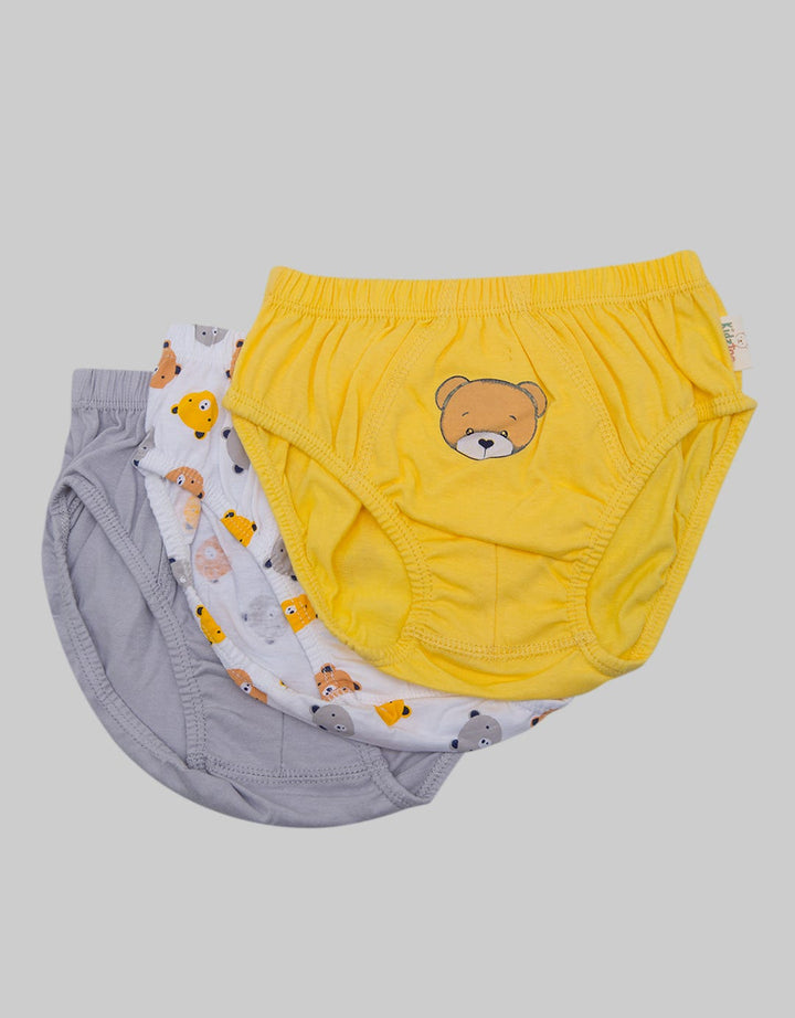 Kidz Too Brief Pack 3 Underwear Bear Boys