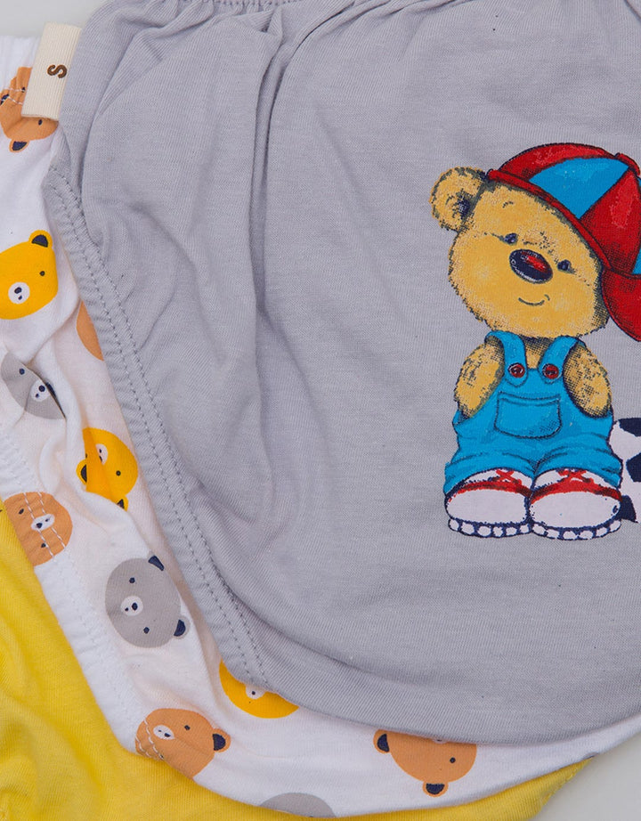 Kidz Too Brief Pack 3 Underwear Bear Boys
