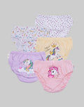 Kidz Too Unicorn Panties Pack of 5 for Girls