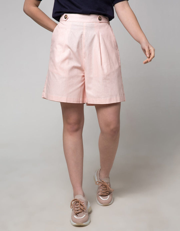 Basic Woven Women's Shorts Details