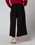 Details Long Pants Cullotes With Stretch Fabric