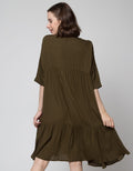 Details of Front Pocket Women's Maxi Dress