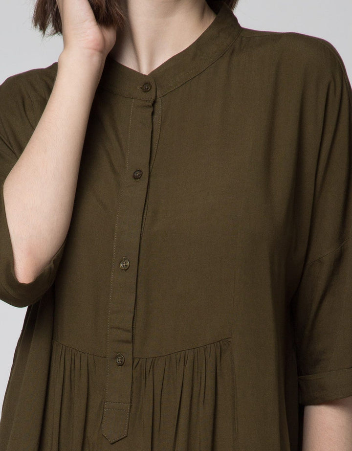 Details of Front Pocket Women's Maxi Dress