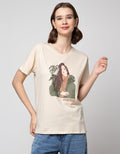 Details Short Sleeve T-Shirt Print Girl Artwork
