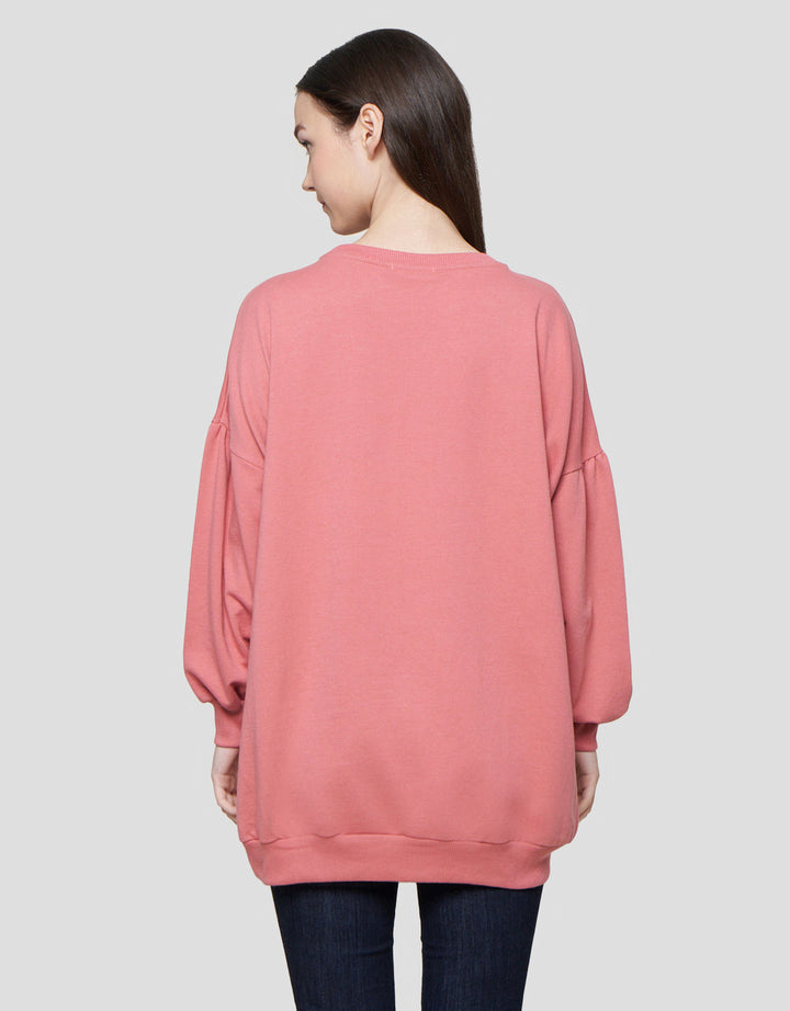 Cardinal Girl Round Neck Sweater Wanita