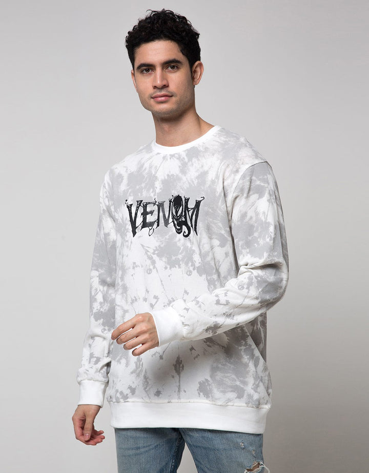 Marvel Venom Print Sweater Pria
