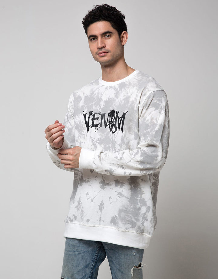 Marvel Venom Print Sweater Pria