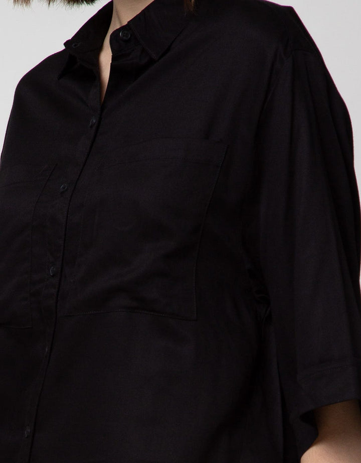 Nevada Short Sleeve Shirt Rayon Twill With Pockets