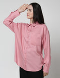 Nevada Long Sleeve Shirt Reg Solid Tencel