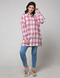 Nevada Long Sleeve Shirt Stripe Long Rayon