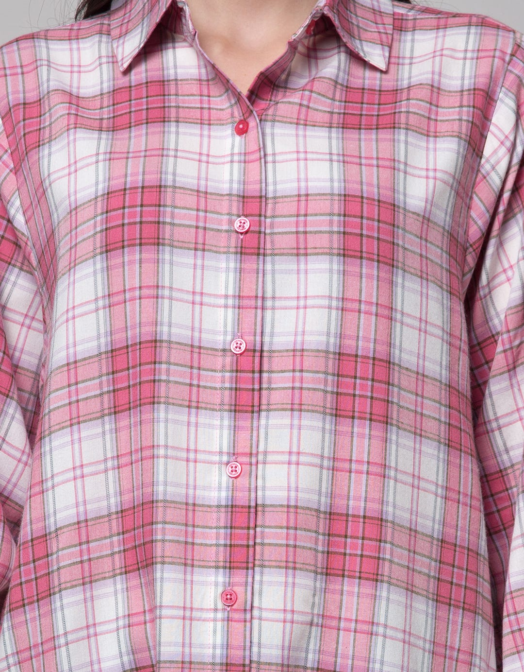 Nevada Long Sleeve Shirt Stripe Long Rayon