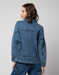 Nevada Denim Jacket Long Sleeve With String