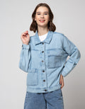 Nevada Denim Jacket Long Sleeve Pocket