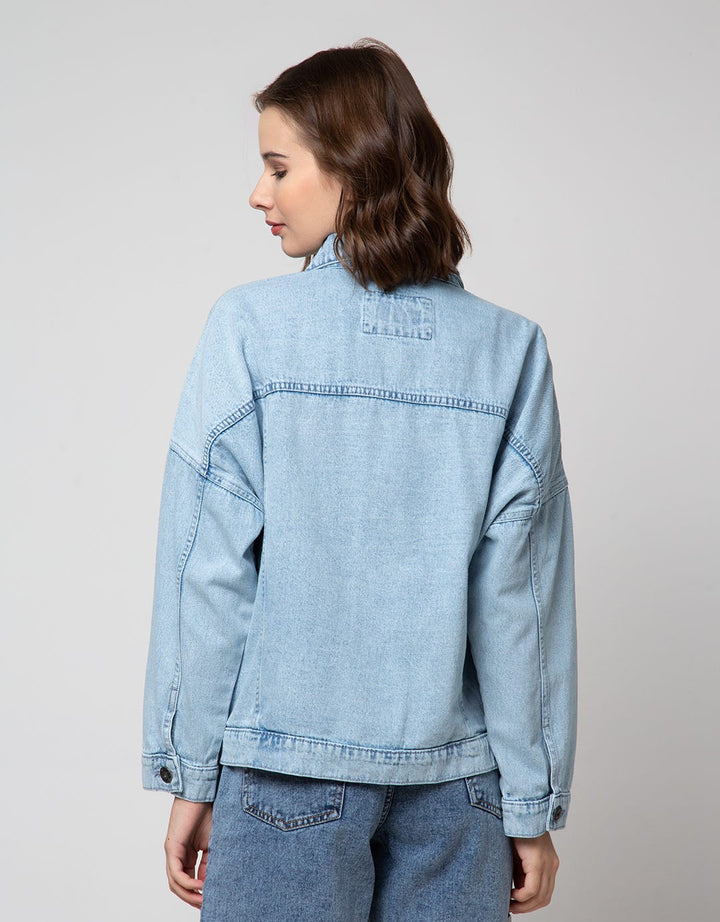 Nevada Denim Jacket Long Sleeve Pocket