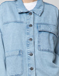 Nevada Denim Jacket Long Sleeve Pocket