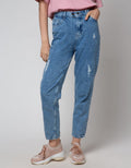 Nevada Destroy Mom Fit Women's Denim Pants