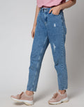 Nevada Destroy Mom Fit Women's Denim Pants