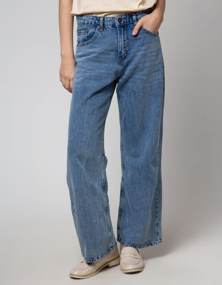 Nevada Denim Long Pants Wide Leg