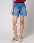 Nevada Denim Short Pants With Puller