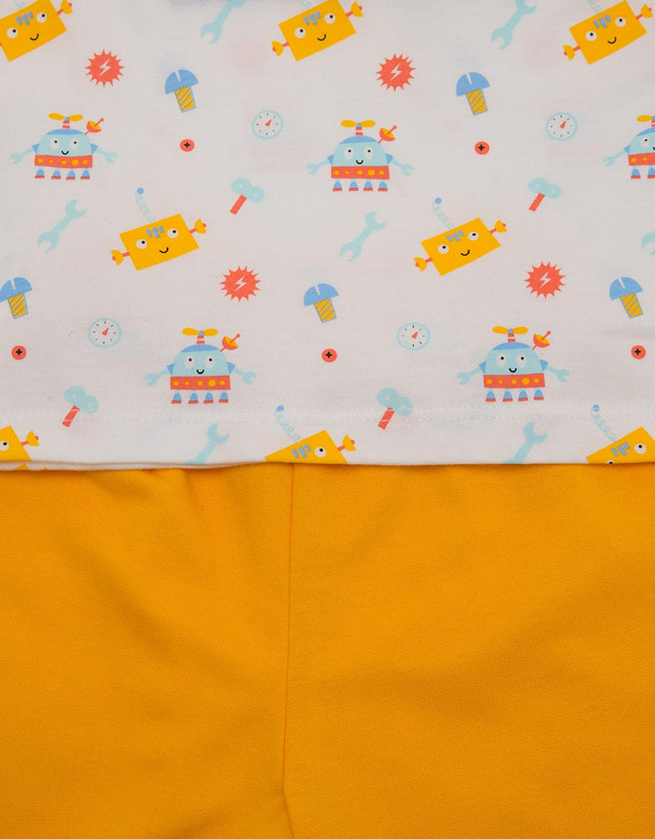Pipiniko Terry Cutebots Satu Set Pakaian Anak
