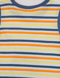 Pipiniko Short Sleeve T-Shirt Print Stripe Monster Truck